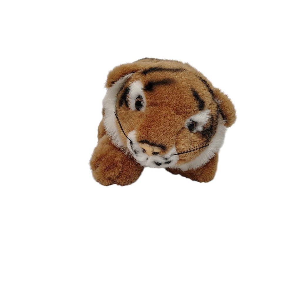 Douglas Collection Plush Tiger Stuffed Animal Toy Realistic Brown‎ Black Stripes